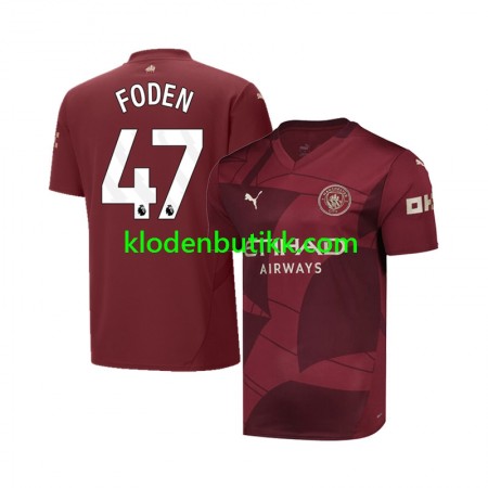 Manchester City Phil Foden 47 Tredje Fotballdrakt 2024/25 Kortermet